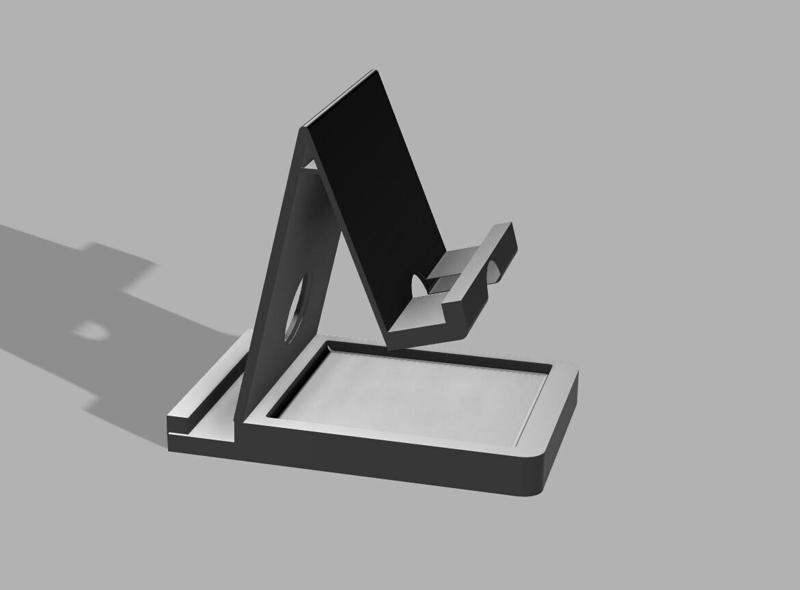 Ergonomic Phone Stand -Holder for Desk and Bedside