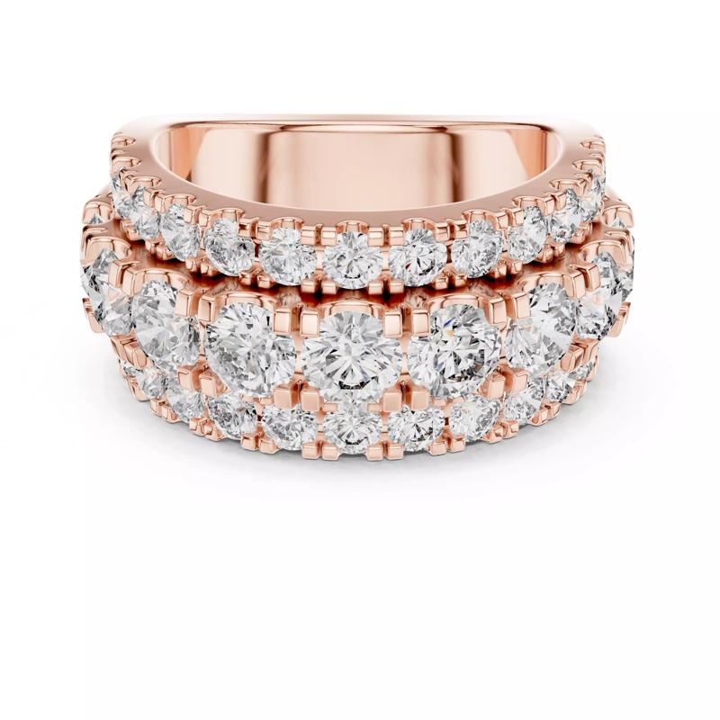 Thick Diamond Band Ring 3dm stl renders animation videos details