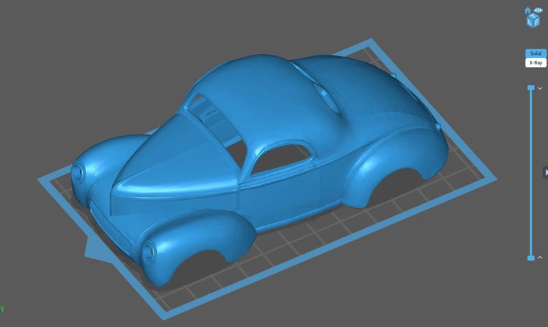 Willys Coupe 1941 car body