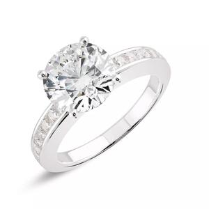 Solitaire Ring 360 Animation and stl file 3D print model