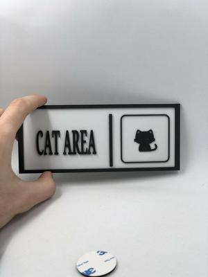 CAT ZONE SIGN