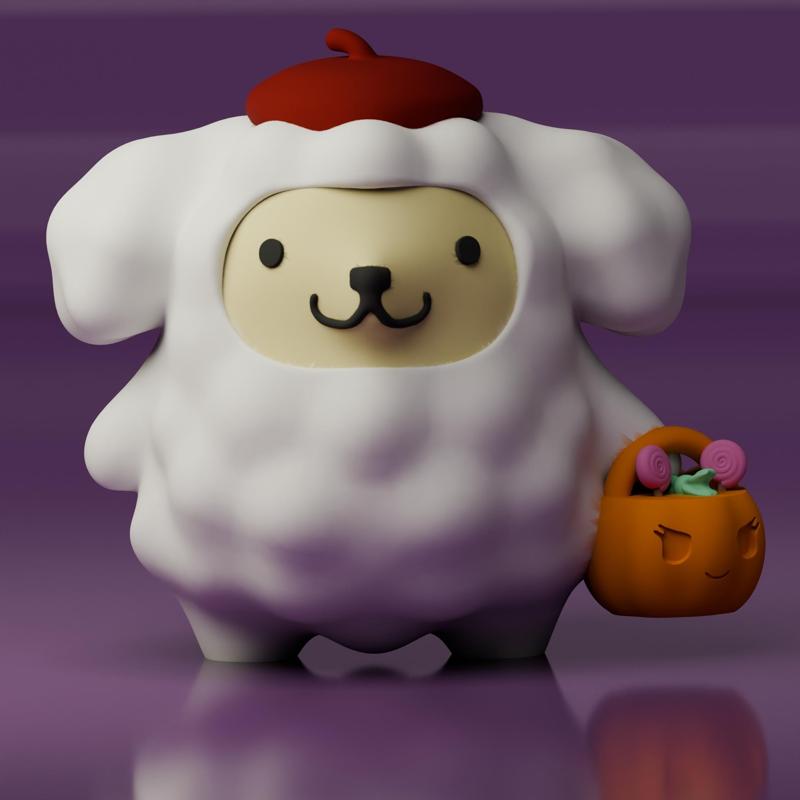 Pompompurin Sanrio HelloKitty Halloween Cute