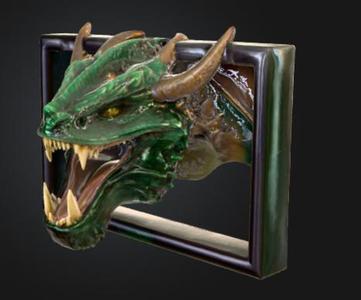 Dragon head book nook