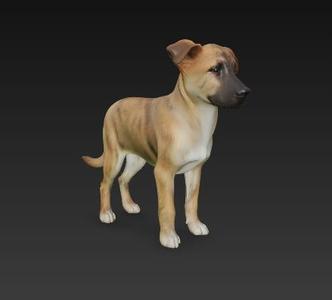 Mongrel Dog - Realistic 3D collectible figurine