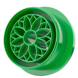 Embossed Full Flower Circle | 3D Printable Model