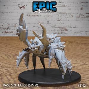 Frost Crab Attack ‧ DnD Miniature ‧ Tabletop Miniatures ‧ Gaming Monster ‧ 3D Model ‧ RPG ‧ DnDminis ‧ STL FILE‧ DnD Miniature ‧ Tabletop Miniatures ‧ Gaming Monster ‧ 3D Model ‧ RPG ‧ DnDminis ‧ STL FILE