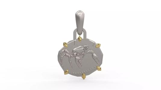 Cancer Zodiac Pendant