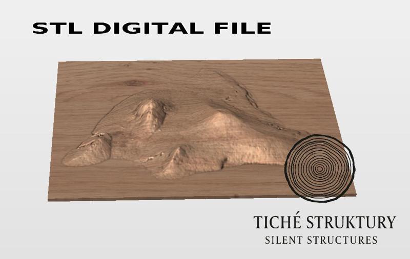 Hawaii Big Island – Topographic Relief – 3D STL Model