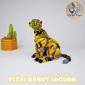 Flexi Robot Jaguar | Print In Place | No Supports
