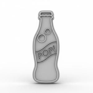 3D Printable Soda Pop Bottle Cookie Cutter - Fun Baking & Dessert Design