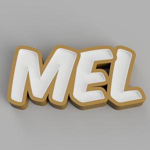 NAMELED MEL - LED LAMP WITH NAME