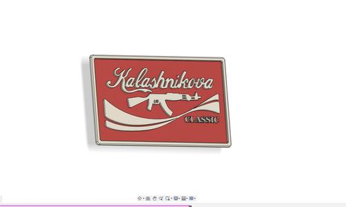 Airsoft Morale Patch Kalashnicova Cola Badge