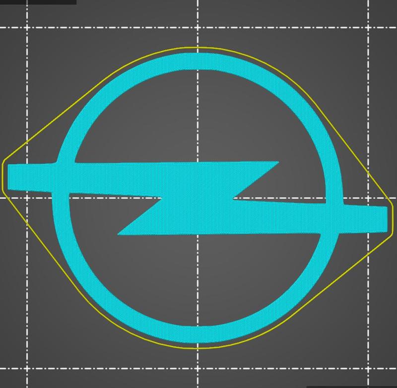 Opel logo emblem badge