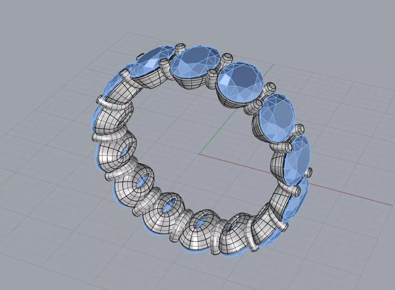 Oval infinity ring Sizes  4-5-6-7