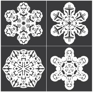 Star Wars Snowflakes by Anthony Herrera - 2019