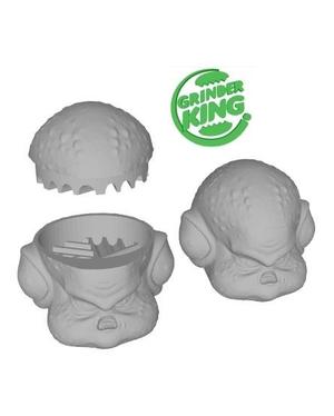 GRINDER GRINDERKING BASIC GURUTO GRINDERKING 70X70X60 MM -READY TO PRINT - EASY PRINT- EASY PRINT- FDM SLA.