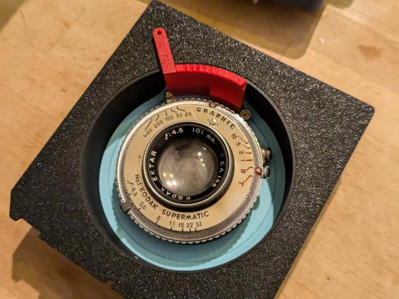 Linhof 4x5 recessed board Kodak Ektar101