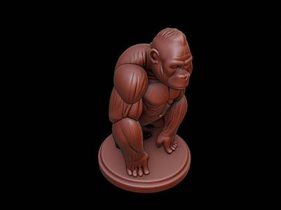 Gorilla Animal Figure Printable