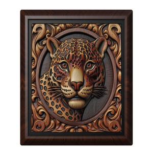 Jaguar animal wall art relief wall decor