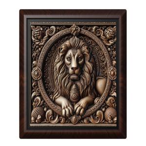 lion animal wall art relief wall decor