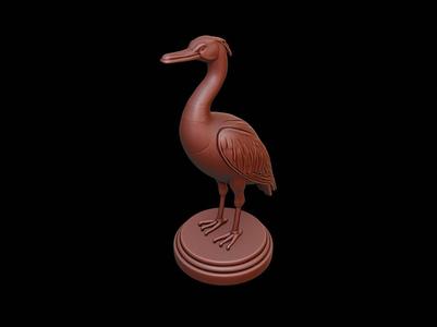 Cormorant Animal Figure Printable
