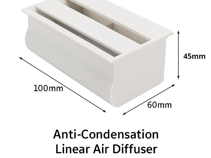Anti-Condensation Linear Air Diffuser-100x60x45 mm