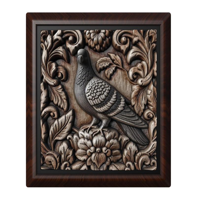 Pigeon animal wall art relief wall decor