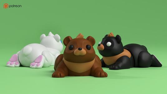 Mini_Flexi_Bear - (3MF / No Support)_