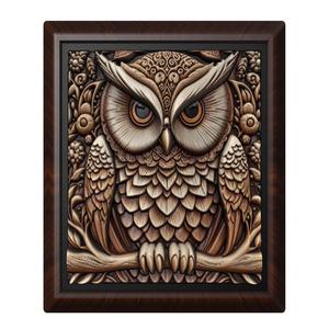 Owl animal wall art relief wall decor