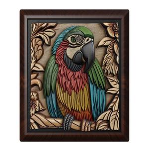 Parrot animal wall art relief wall decor