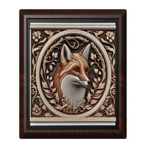 Fox animal wall art relief wall decor