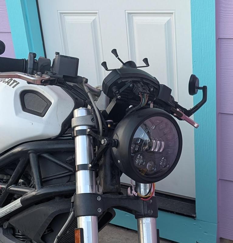 2012 Ducati Monster 696 Gauge Mount