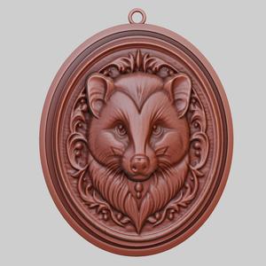 Possum Animal Pendant Possum Animal Necklace for CNC Router Laser & 3D Printer