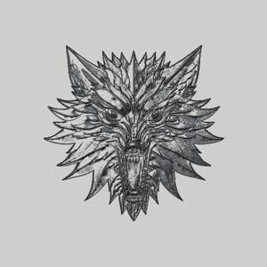 Wolf Animal Metal Head
