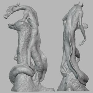 Dragon miniature figurine 3d printable