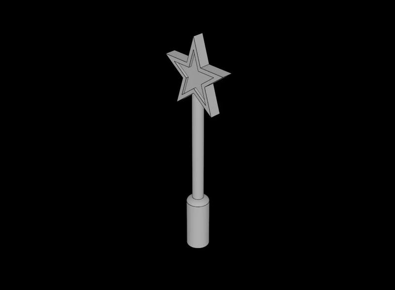 Lego Compatible (6124.dat) Minifig Magic Wand   