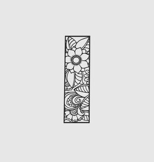 BookMark Flowers and Leaf