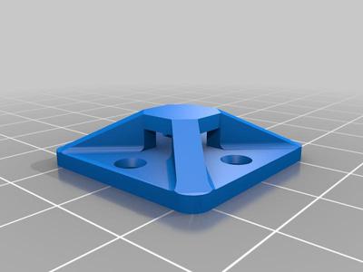 Zip Tie Anchor with Screw Holes