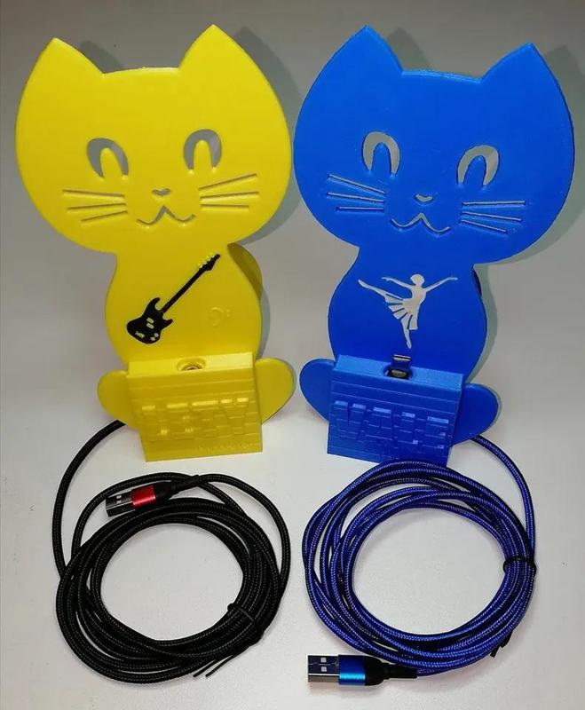 Phone holder and magnetic connector charger   