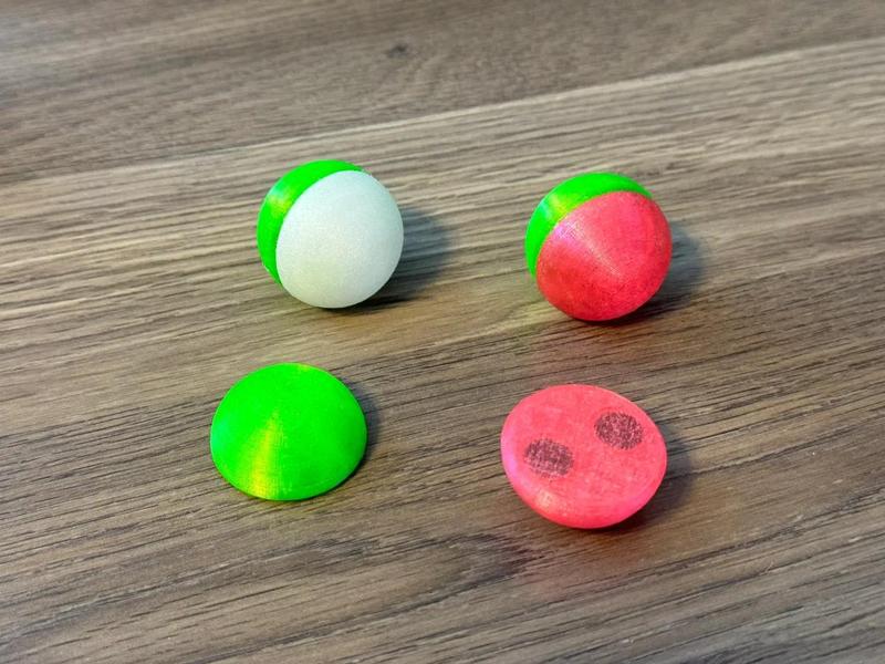 Magnet bodies, half sphere, dual magnet   