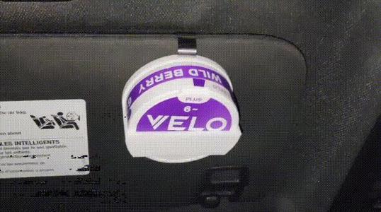 Velo Dip Chew Visor PLUS Holster Holder Metal Clip
