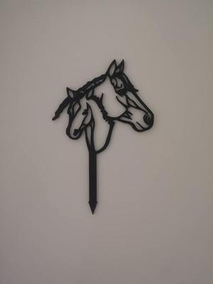Horse cake topper