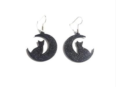 Lunar Cat - Earrings