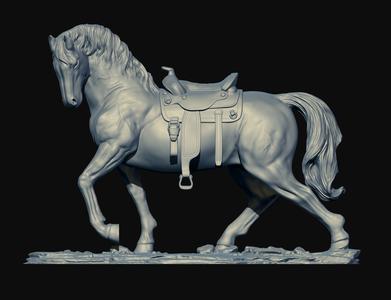 realistic horse