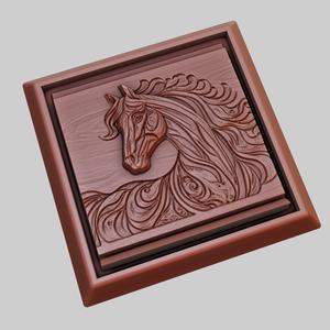 Horse Animal 3D Model for CNC Router Laser & 3D Printer