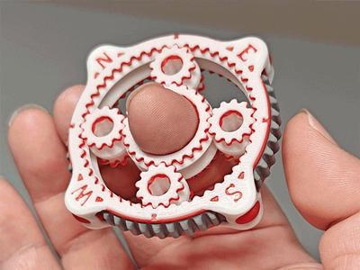Compass - Small Planetary Gear Fidget Spinner Fidget Toy TA4 Compass