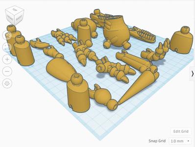 Dino parts