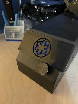 STAR WARS Imperial Insignia Creality CR-10 LCD Cover for Overnight Printing