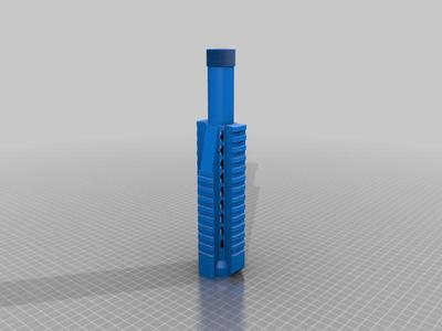 Tippman Cronus rail with removable suppressor