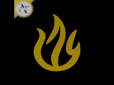 Simple Flame Symbol - 2D Art